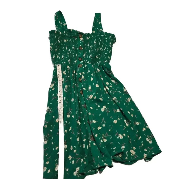 Floral Smocked Sundress with Button Details - Picture 7 of 13